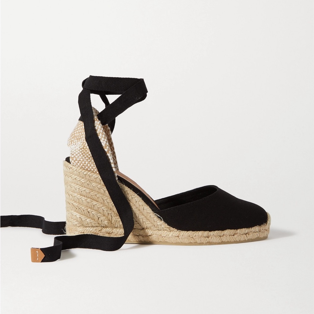 Carina 80 canvas wedge espadrilles